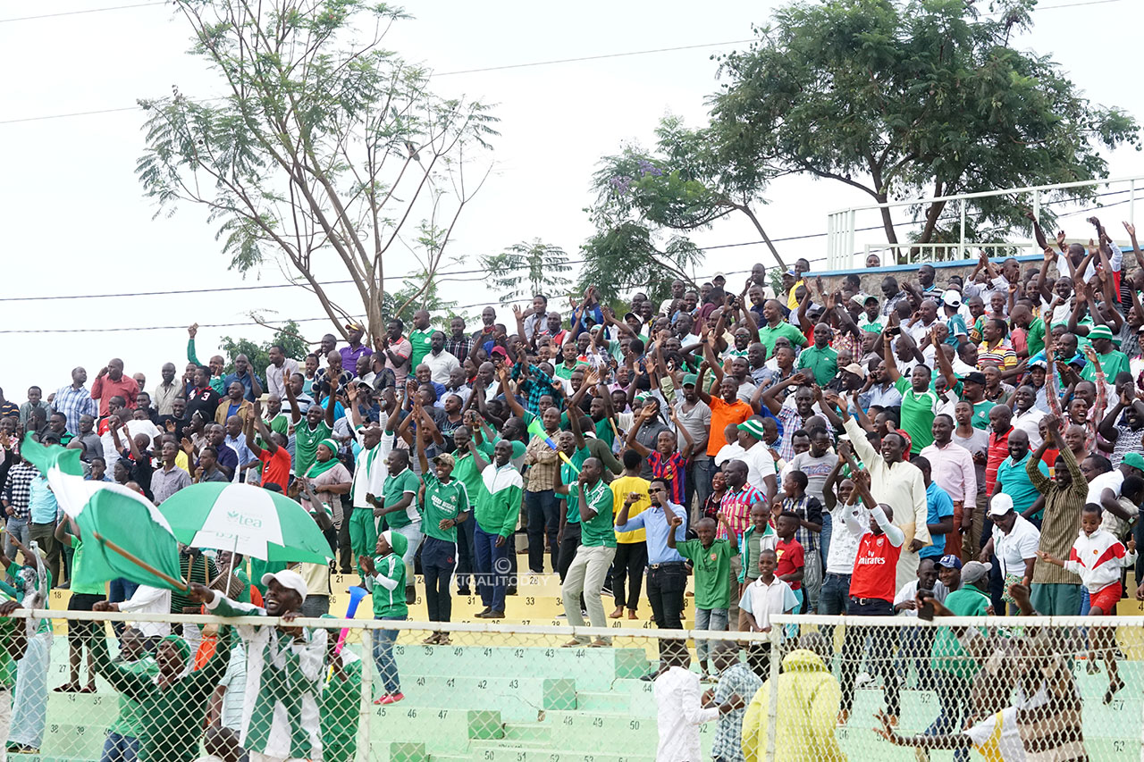 Abafana ba Kiyovu bishimira igitego cya mbere