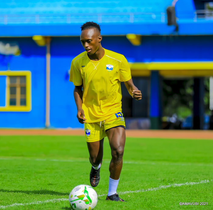 Kwitonda Alain Bacca wa Bugesera mu myitozo ya mbere mu Mavubi