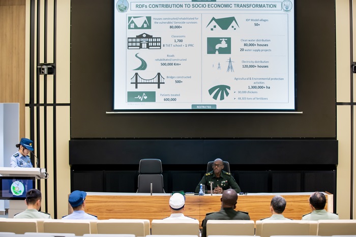 Bagaragarijwe ibikorwa biteza imbere abaturage Ingabo z'u Rwanda zigiramo uruhare