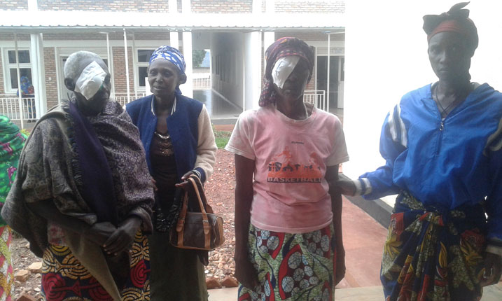 Bamwe mu babazwe bavuga ko batari bizeye kongera kubona neza