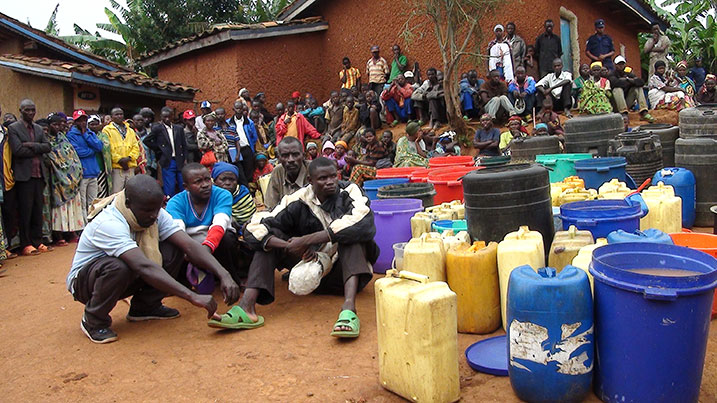 Bamwe mu bafashwe bacuruza nyirantare.