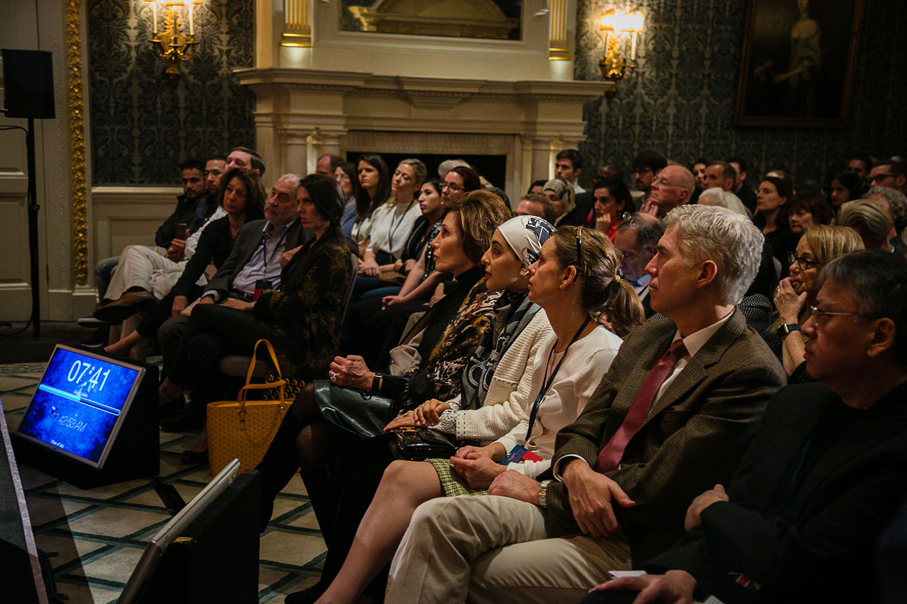 Bamwe mu bitabiriye umuhango wo gushyikiriza Perezida Kagame igihembo