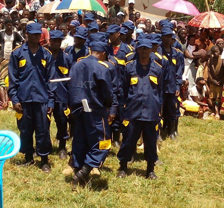 Bamwe mu bagize koperative icunga umutekano