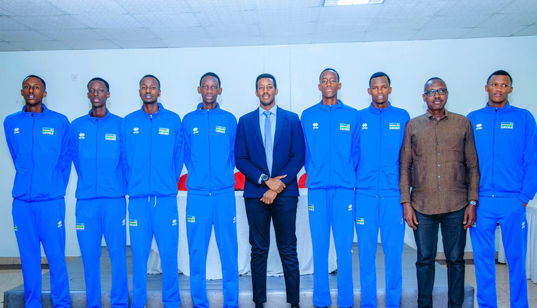 Bamwe mu bakinnyi bagize ikipe y'igihugu