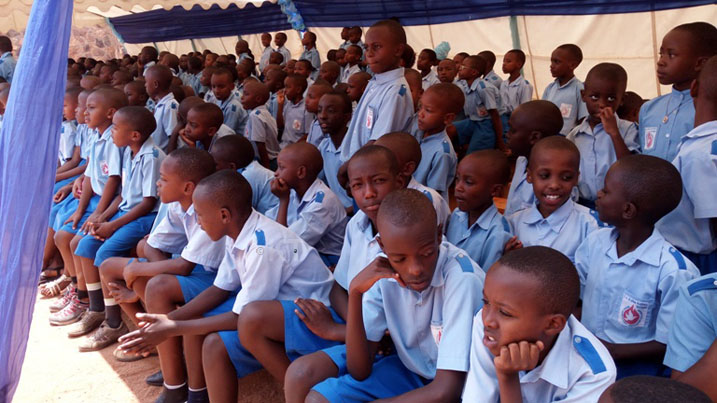 Bamwe mu bana biga muri iryo shuri