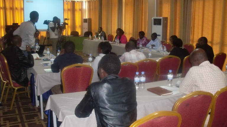 Bamwe mu banyamakuru bitabiriye iki kiganiro