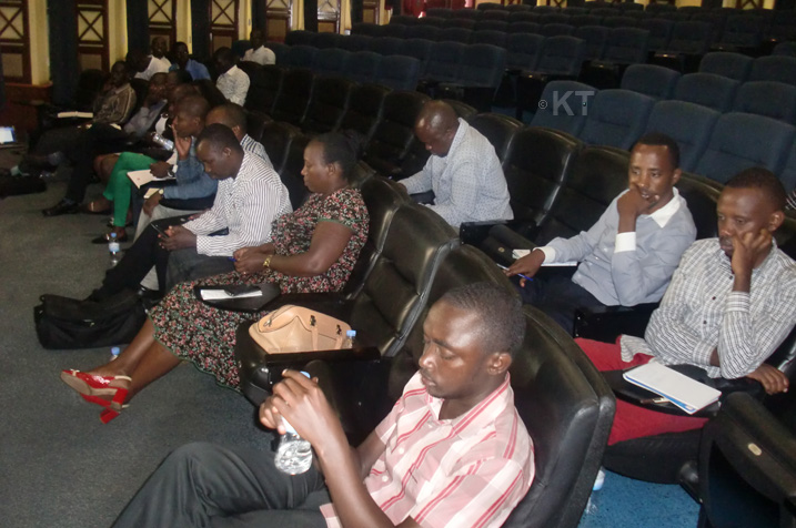 Bamwe mu banyamakuru bitabiriye iki kiganiro