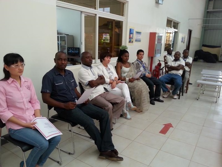 Bamwe mu barimu bahuguye aba barimu.