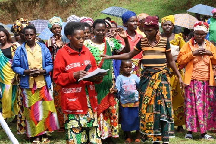 Bamwe mu barwariye mu bitaro bya Muhororo bitabiriye ibirori.