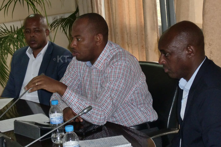 Uhereye ibumoso, Gasana Jérôme ukuriye WDA, Umunyamabanga wa Leta muri MINEDUC, Nsengiyumva Albert, n