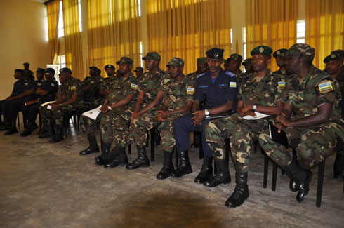 bamwe mu bitabiriye amahugurwa.