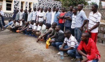 Zimwe mu mfungwa Leta ya Congo yita Abanyarwanda.