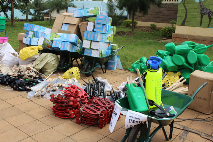 Banabahaye ibyo bazifashisha mu buhinzi bwa kijyambere hagamijwe guhashya imirire mibi.