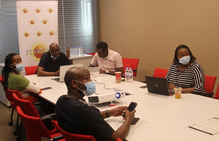 Abayobozi ba FERWABA mu nama