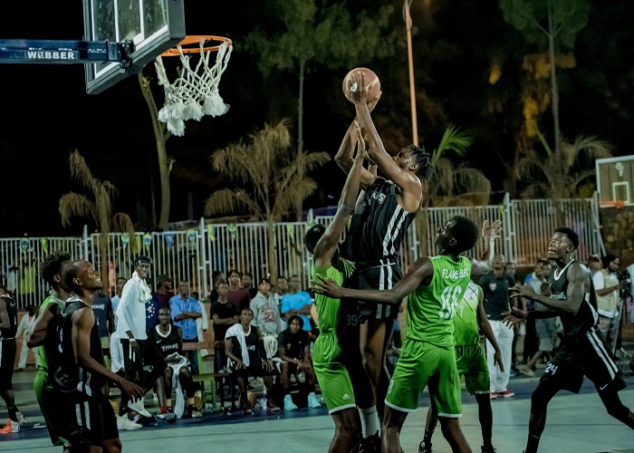 Umeadi wa K Titans yari yazonze cyane abakinnyi ba Flame Basketball