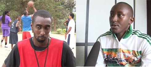 Kimenyi Jacques (wambaye umutuku), umutoza wa KBC hamwe n