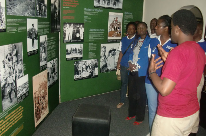 Basobanuriwe amateka ya Jenoside yakorewe Abatutsi.