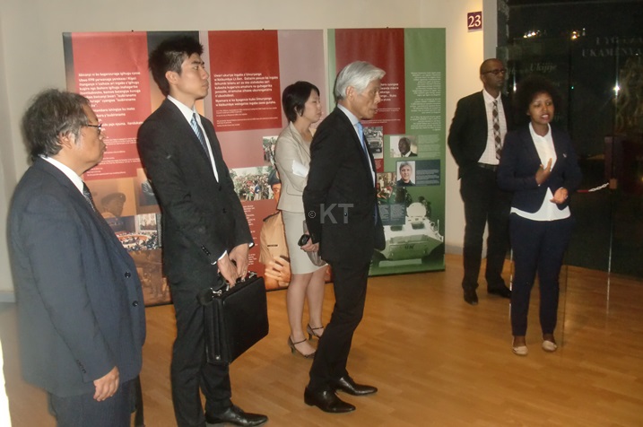 Basobanuriwe amateka ashyinguye mu rwibutso rwa Kigali.