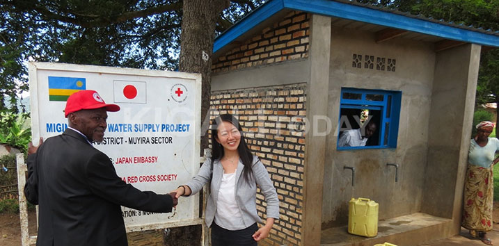 Uyu muyoboro wubatswe ku bufatanye bwa Croix Rouge y