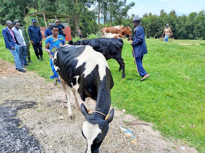 Bagabiye inka abarokotse Jenoside