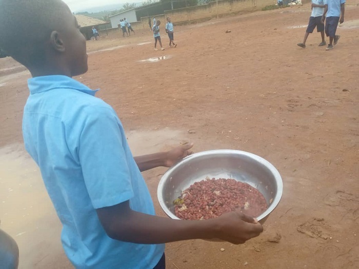 Bavuga ko ibishyimbo bagaburirwa biba birimo amabuye menshi