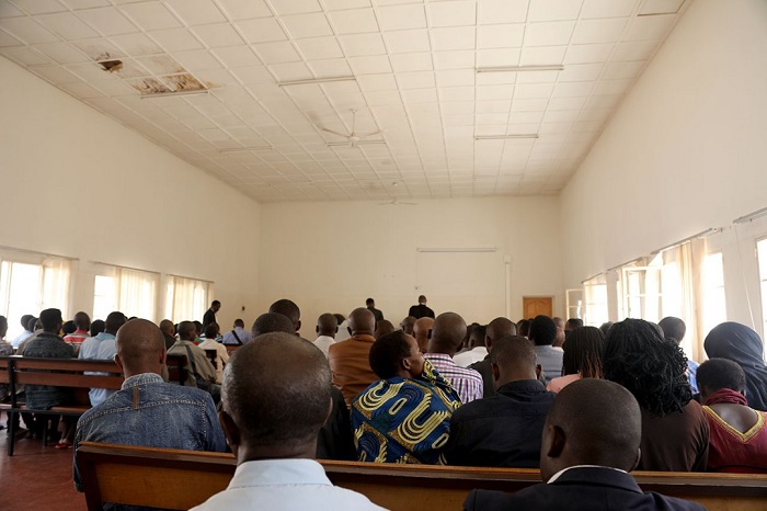 Abantu bari baje kumva urubanza rwa Bayigamba ari benshi