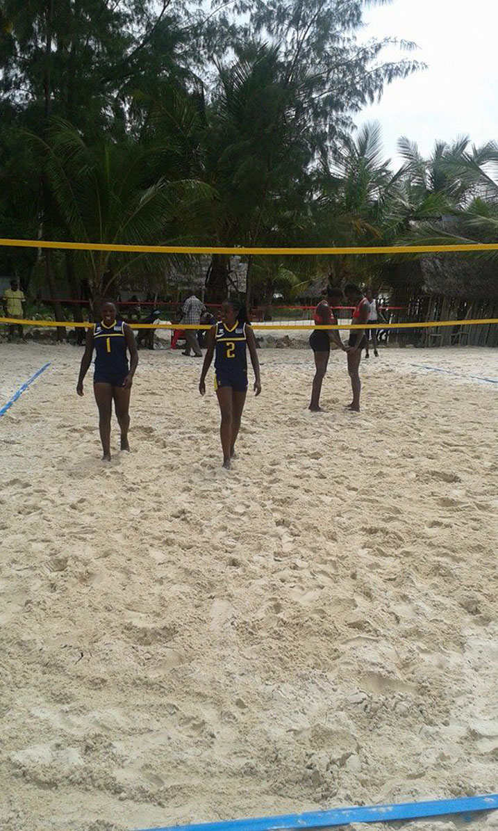 Nyuma y'abahungu, abakobwa bakina Beach Volleyball nabo babonye itiki yerekeza All African games