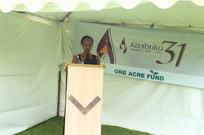 Belinda Bwiza yavuze ko gukomeza Kwibuka abazize Jenoside yakorewe Abatutsi ari ukubaha icyubahiro.