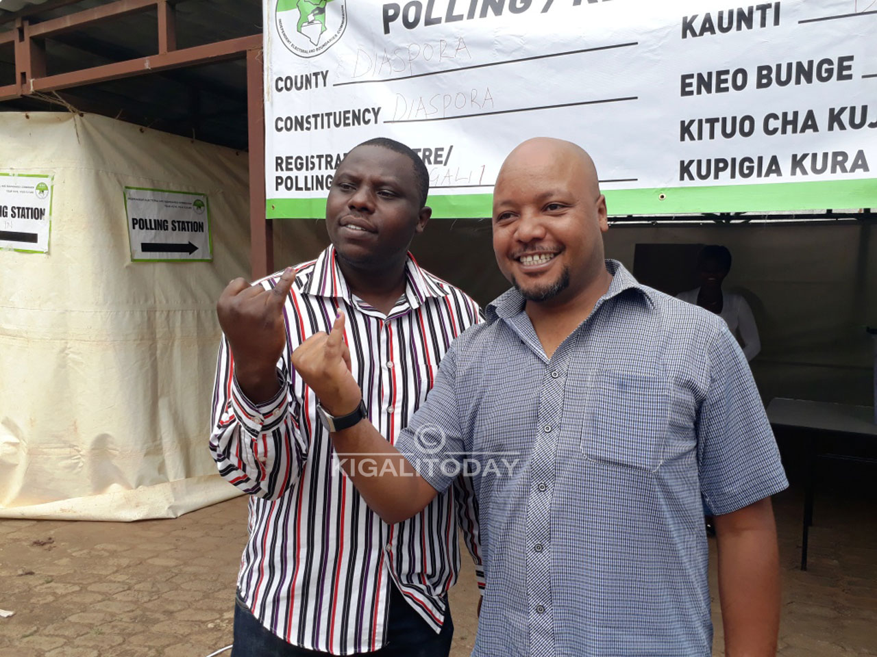 Bishimiye ko babashije kwitorera umukuru w'Igihugu ubabereye