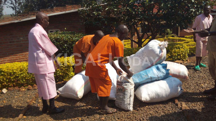 Bimwe mu bikoresho abagororwa bahawe nk'inkunga.