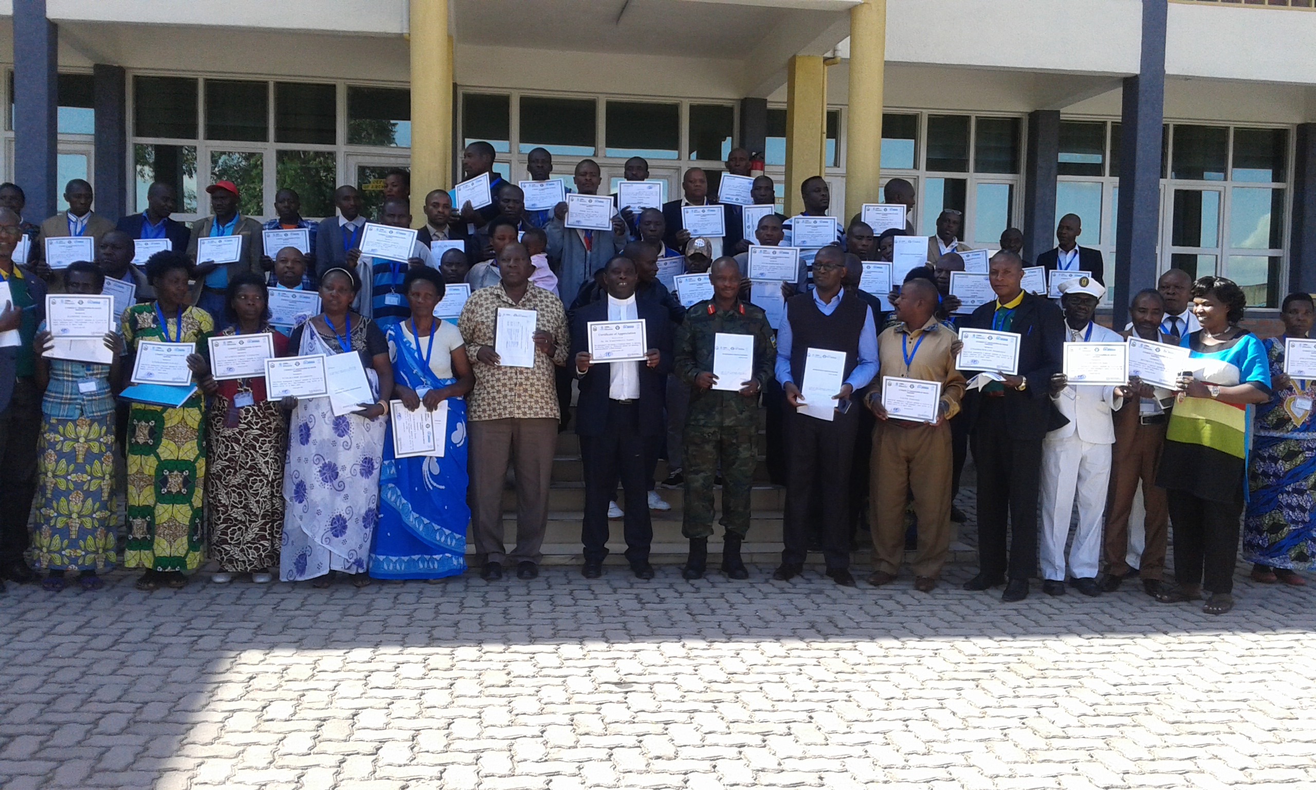 Bishimiye ubumenyi bunyuranye bungukiye mu mahugurwa