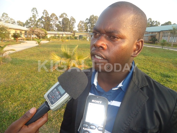 Bizimana Jean de Dieu uhagarariye abikorera mu karere ka Ruhango.