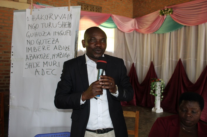 Biziyaremye avuga ko Ihuriro ry'abize kuri ADEC rizateza imbere uburere n'uburezi bufite ireme mu bahiga n'abazaza kuhiga