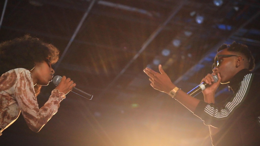 Kivumbi King na Angel Mutoni baririmba indirimbo yabo Pull Up