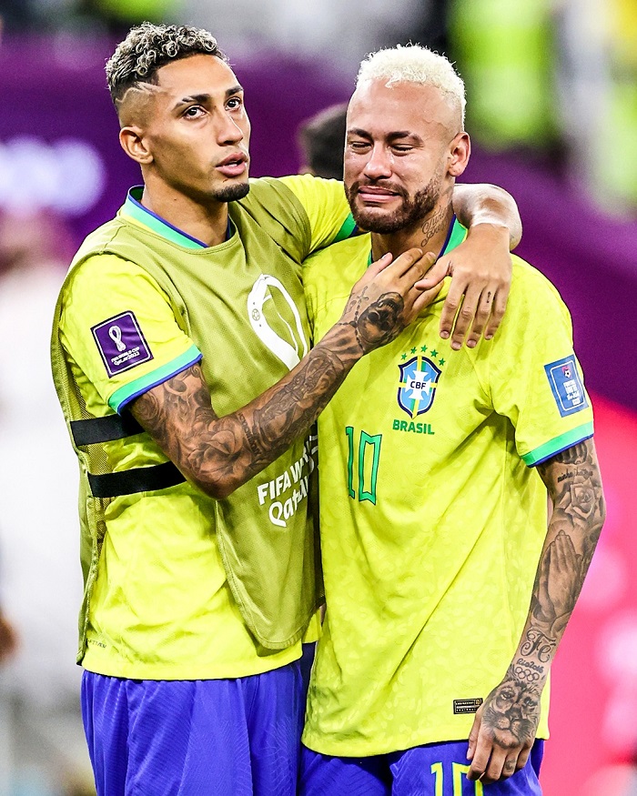 Raphinha yihanganisha Neymar
