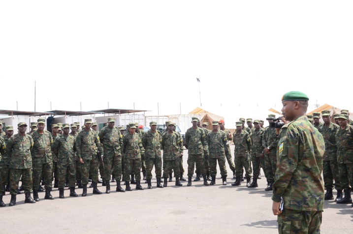 Brig Gen Emmy Ruvusha aha impanuro abagiye.