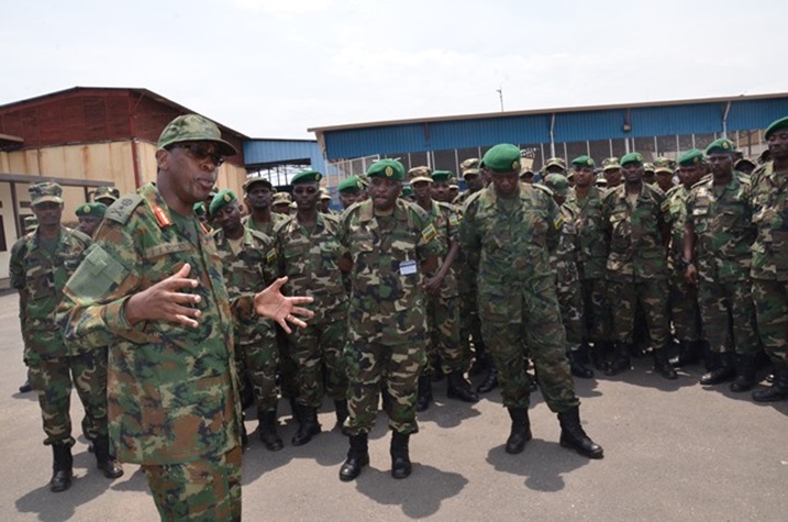 Brig Gen Mupenzi ashimira abavuye mu butumwa.