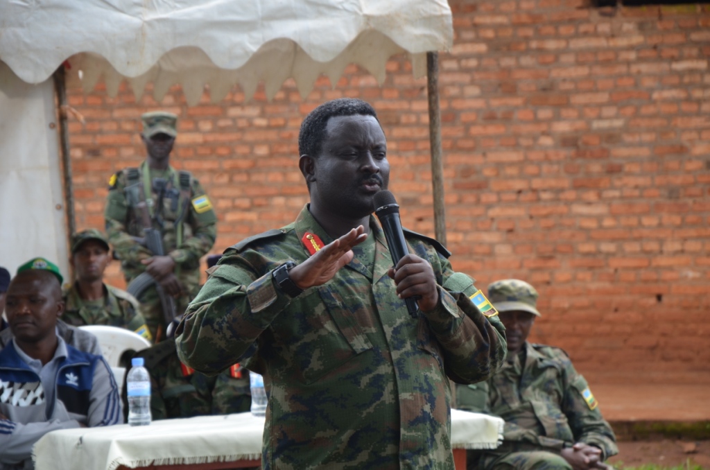 Brigadier General Hodari Johnson, avuga ko bazakomeza kunoza imibanire yabo n'abaturage