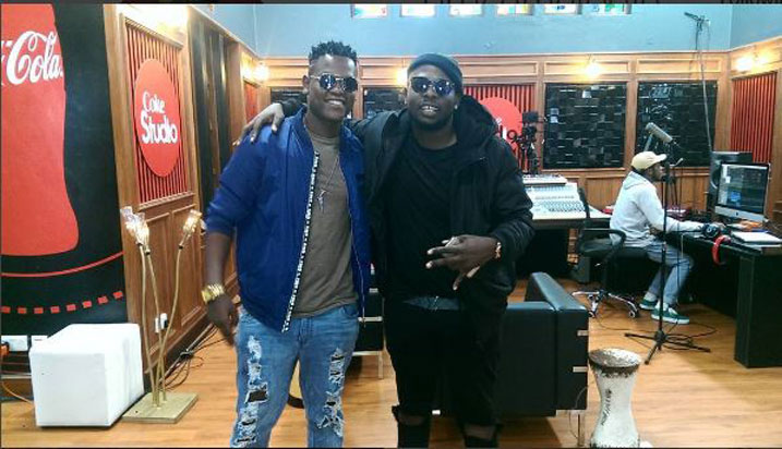 Bruce Melody ari kumwe na Khaligraph Jones wo muri Kenya bazakorana 