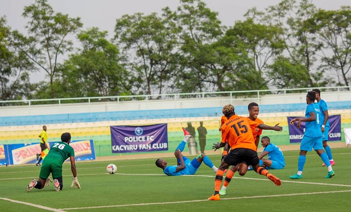 Bugesera yatsinze icya kabiri, abakinnyi ba Police basigara bicaye mu kibuga