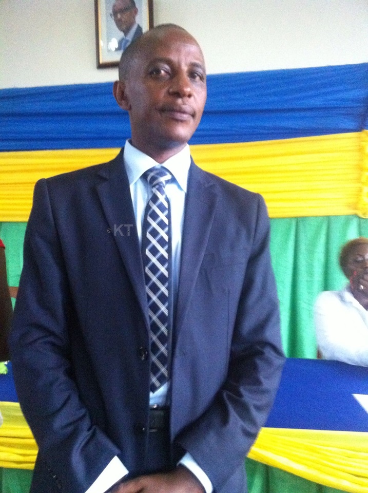 Umuyobozi mushya w'Akarere ka Bugesera, Nsanzumuhire Emmanuel.