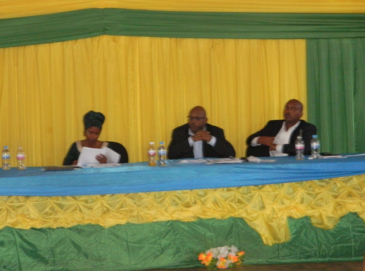 Abagize bureau Njyanama y'akarere ka Kamonyi.