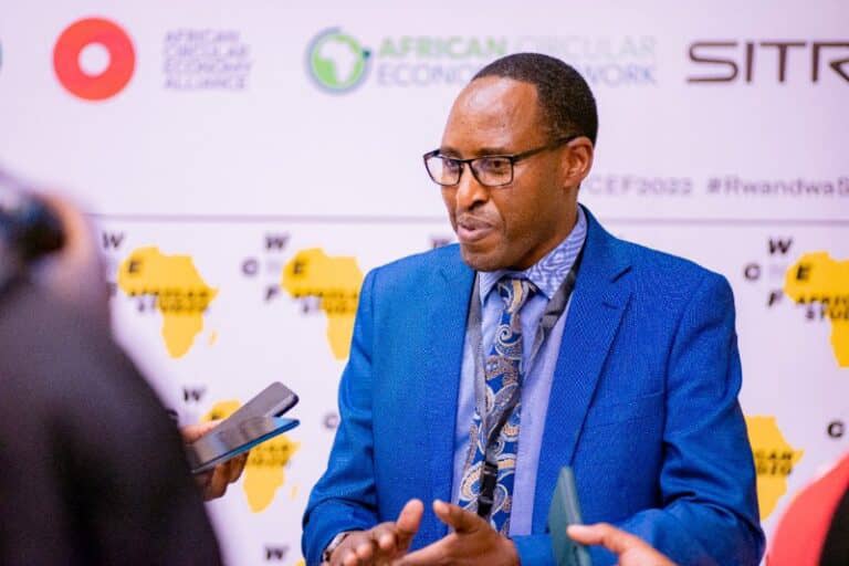 Umuyobozi w'Ikigo gikusanya ibishingwe cyitwa COOPED, Paulin Buregeya