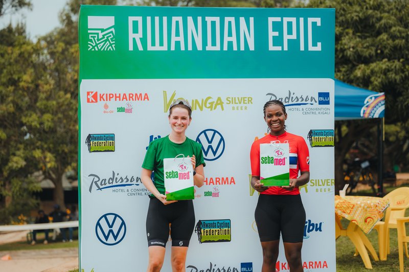 Ikipe ya BeMC-Ndabaga igizwe n'Umunyarwandakazi Ntakirutimana Martha n'Umuholandikazi Elodie Kuijper niyo yegukanye agace ka mbere