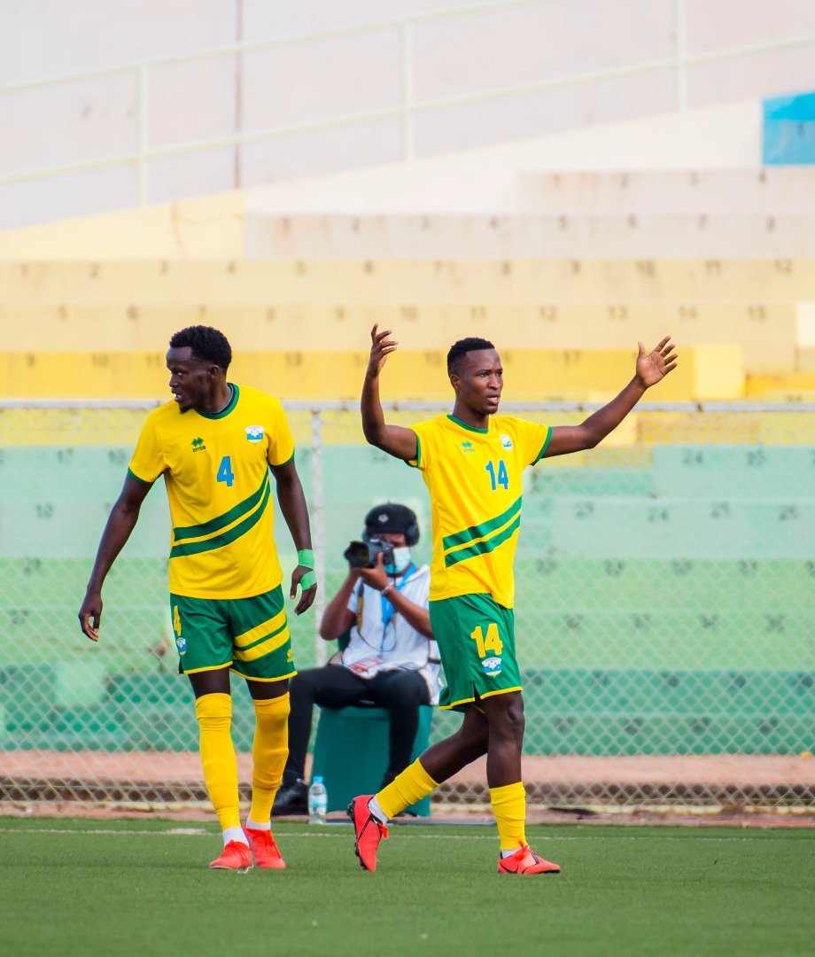 Byiringiro Lague umanitse amaboko yatsinze igitego cyagaruriye u Rwanda icyizere