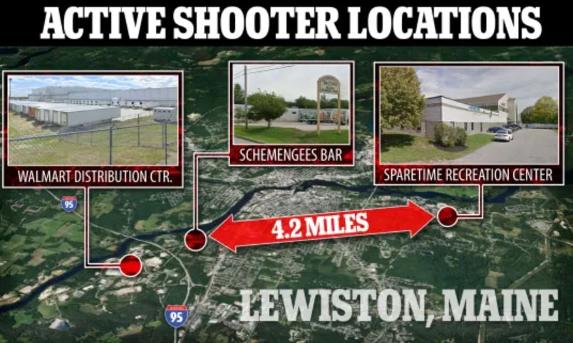 Robert Card yarasiye abo bantu ahantu hatandukanye