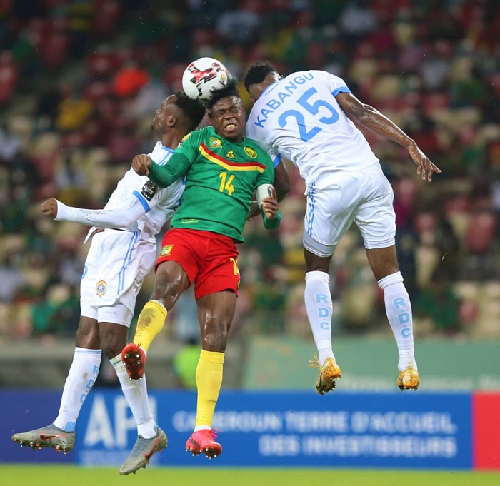 Umukino wa Cameroon na DR Congo warimo imbaraga nyinshi