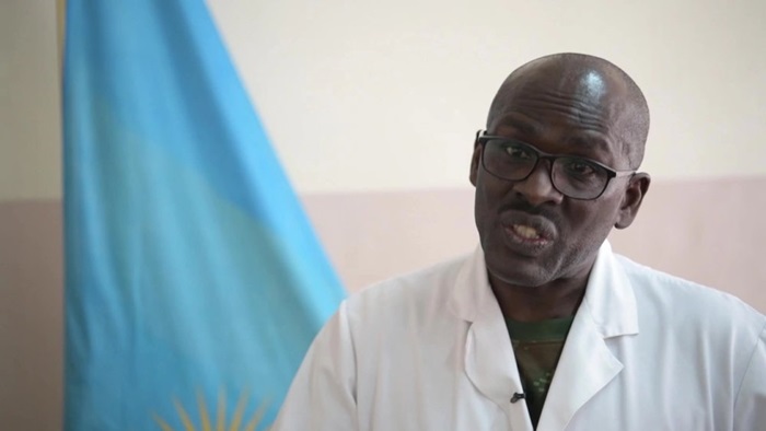 Col Dr Chrysostome Kagimbana wigeze kuyobora ibitaro bya Kanombe, yazamuwe mu ntera, ahabwa ipeti rya Brigadier Général