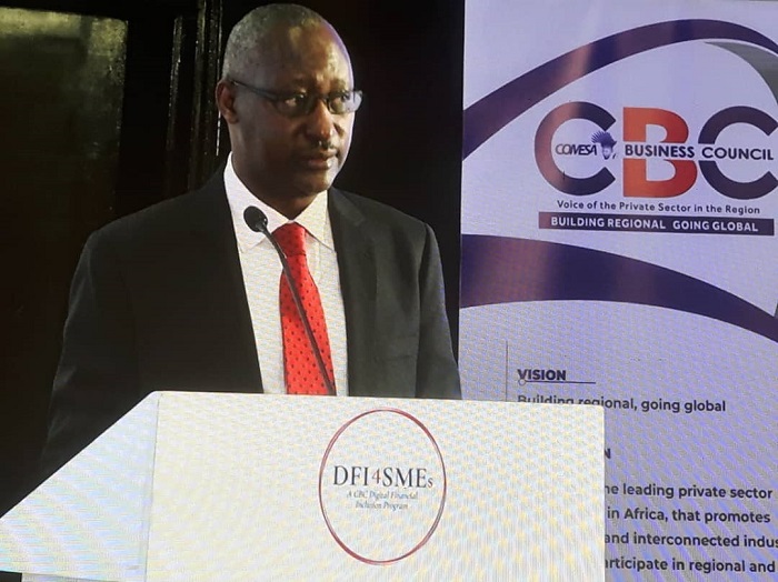 Perezida w'Urugaga nyarwanda rw'Abikorera(PSF) Robert Bafakulera avuga ko ibigo by'imari muri COMESA nibihuza ikoranabuhanga, ubucuruzi muri uyu muryango buziyongeraho 10% buri mwaka