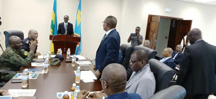 Guverneri Munyantwali yakira mugenzi we wa Kivu y'Amajyepfo, Guverneri Théo Ngwabidje Kasi